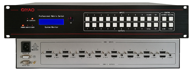 無縫8進8出HDMI矩陣